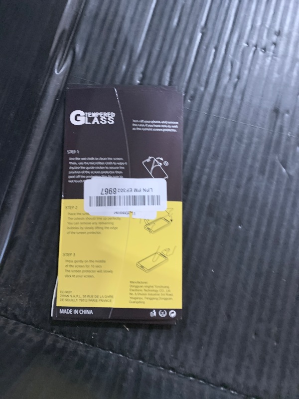 Photo 1 of NEW'C 3 Pack Designed for iPhone 12 Mini Screen Protector (5.4"), Tempered Glass, Case Friendly Anti Scratch Bubble Free Ultra Resistant