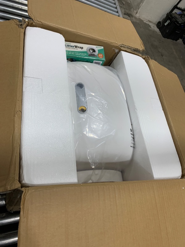 Photo 1 of PetCove Self Cleaning Litter Box with Auto Safety Sensors for Multiple Cats - Automatic Cat Litter Box Self-Cleaning - Covered Odor Removal with APP Control - Compatible On All WiFi - Electric Robot