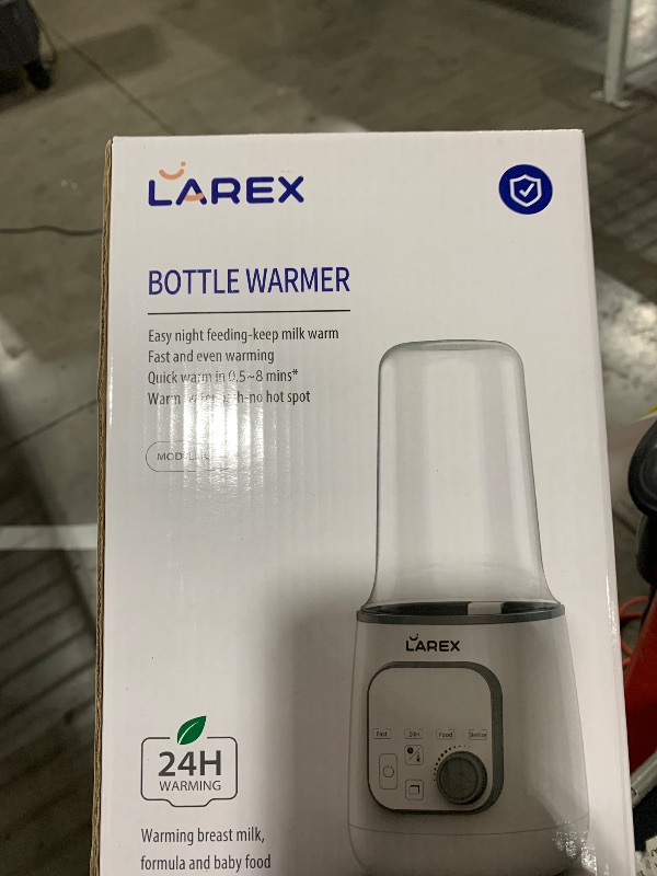 Photo 1 of LAREX Fast Bottle Warmer, 10-in-1 Baby Bottle Warmer for Breastmilk or Formula, with Precise Timer, Auto Shut-Off, and Accurate Temperature Control
