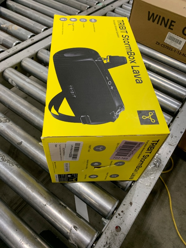 Photo 1 of Tribit StormBox Lava Portable Bluetooth Speaker, 80W Loud Wireless Speaker, 24H Playtime, IP67 Waterproof, Bluetooth 5.4, Custom EQ, XBass, Built-in Mic, TWS Pairing for Camping/Beach/Party/Outdoor