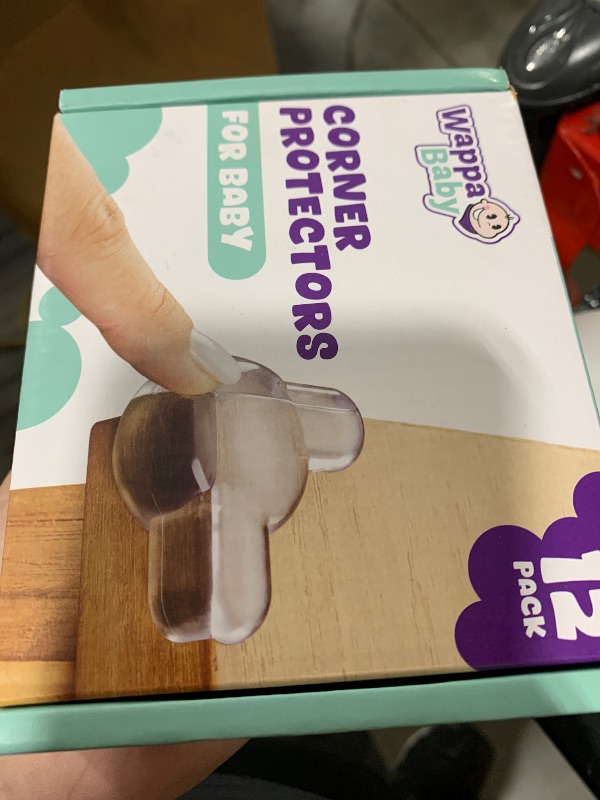 Photo 1 of Corner Protectors for Baby (12 Pack) - Patented - New & Improved Edge Protector for Baby – Transparent Corner Protectors - Baby Safety Products to Baby Proof Corners and Edges
