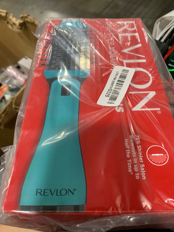Photo 1 of REVLON One Step Volumizer Plus Hair Dryer and Styler | More Volume, Less Damage, and More Styling Control for Easy and Fast Salon-Style Blowouts, Plus Travel Friendly (Teal)