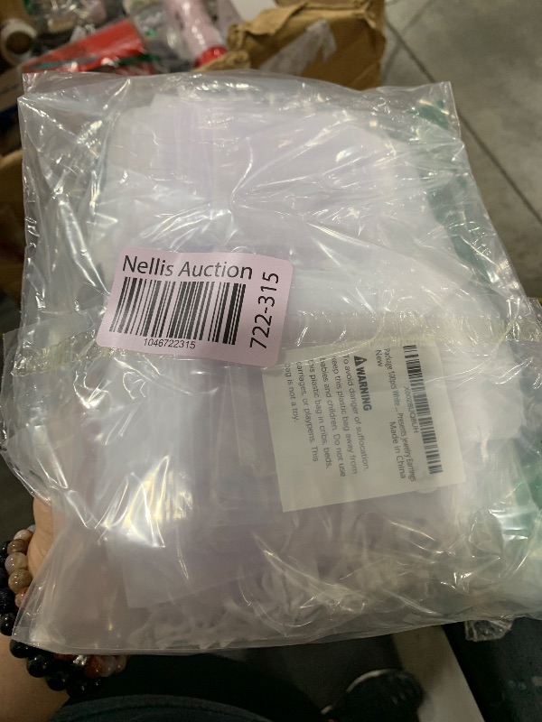 Photo 1 of HRX Package 100pcs White Organza Jewelry Bags Drawstring 3 x 4 inch, Little Mesh Gift Pouches Mini Candy Bags for Small Presents Jewelry Earrings