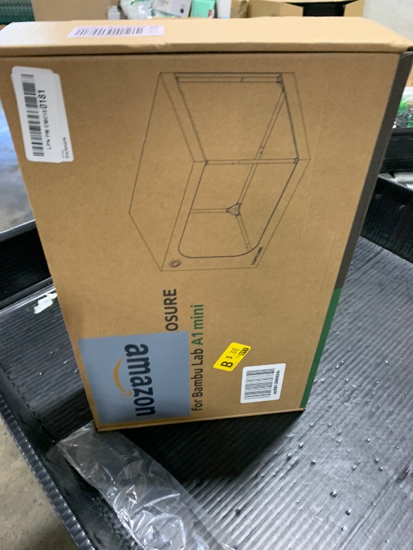 Photo 1 of TOPCUBE 3D Printer Enclosure for Bambu Lab A1 Mini Combo, Stainless Steel Frame Enclosure with LED Light, Fireproof Dustproof Noise Reduction Constant Temperature 3D Printer Cover, 735x495x495MM