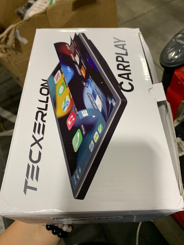 Photo 1 of TECXERLLON 9'' HD Portable Carplay Screen for Car with 4K Dash Cam & 1080P Backup Camera DVR, Car Audio Receivers with Carplay & Android Auto Touch Screen, GPS Navigation, Mirror Link, Voice Control