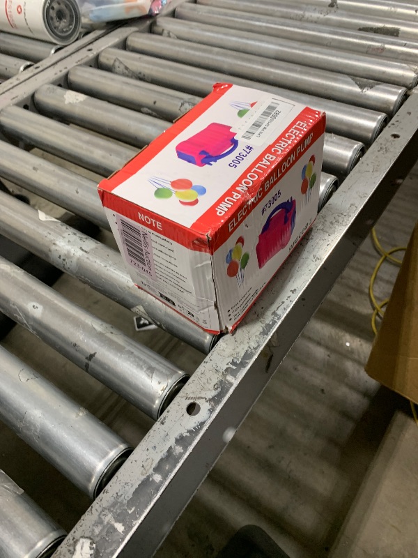Photo 1 of FLSEPAMB Balloon Pump, Electric Balloon Pump,Portable Dual Nozzles Electric Balloon Air Pump 110V 600W, Electric Balloon Inflator with Tying Tool, Colored Ribbons for Party Decoration