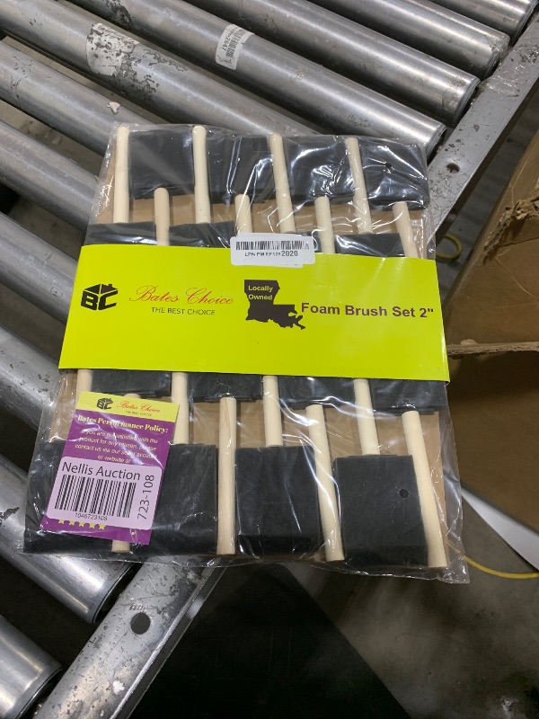 Photo 1 of Bates- Foam Paint Brushes, 2 Inch, 16 Pack, Sponge Brushes, Sponge Paint Brush, Foam Brushes for Painting, Foam Brushes for Staining, Paint Sponges, Foam Brushes for Mod Podge Brushes