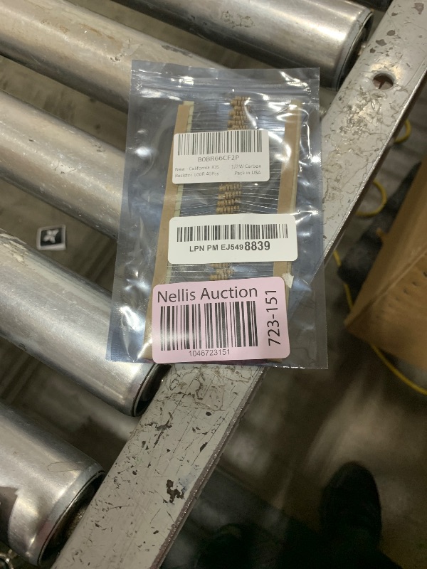 Photo 1 of California JOS 100 Ohm Carbon Film Single Fixed Resistor 1/2 W (0.5 Watts) 5% Tolerance, (100 R, 100 ohm, 100 ?) Resistor (40 Pack)