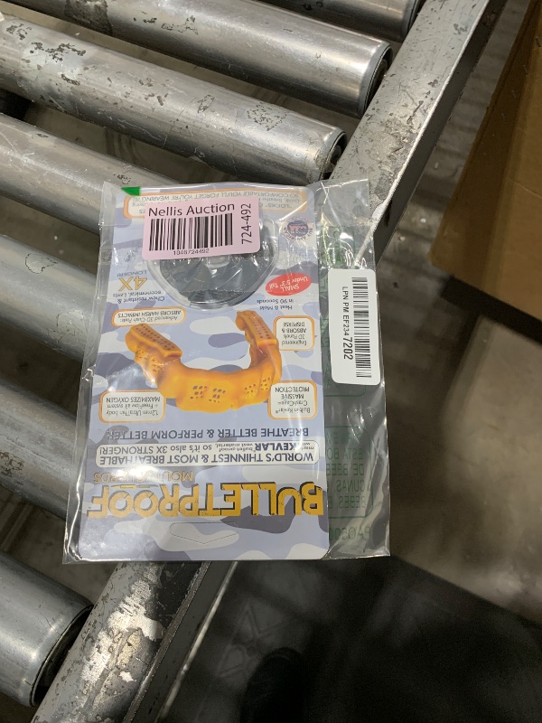 Photo 1 of Bulletproof: World’s Thinnest Most Breathable Mouthguard is 3X Stronger! MMA Football Hockey Rugby Basketball Lacrosse BJJ Boxing Sports Mouth Guard Grinding Teeth. Men Women Adult Youth Kids Braces