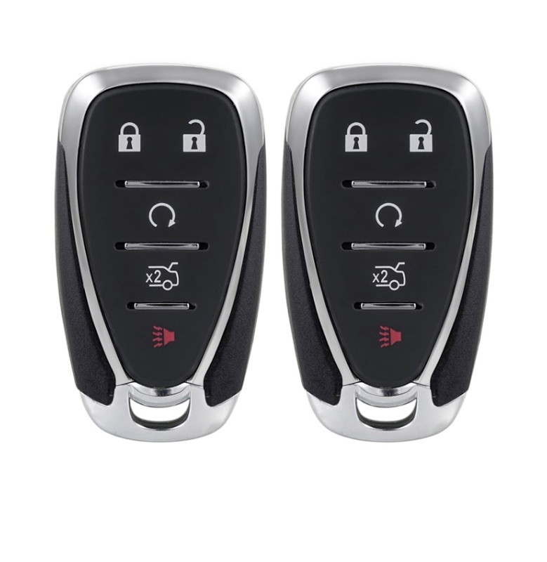 Photo 1 of Key Fob Remote Replacement Fits for Chevy Camaro Cruze Malibu 2016 2017 2018 2019 2020 2021 Keyless Entry Remote HYQ4EA 13529662 (Pack of 2)