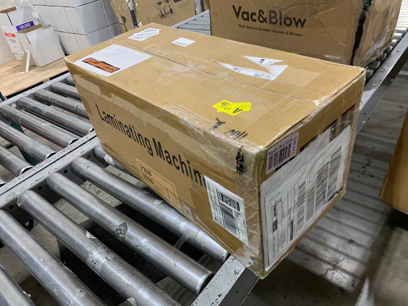 Photo 1 of Generic 350mm Laminator Machine, Cold Hot Roller Laminating Machine, Single- & Double-Sided Thermal Laminator for Paper Card Wood Veneer PVC Foil, Digital Display, Safety Protection (V350), 6333-350