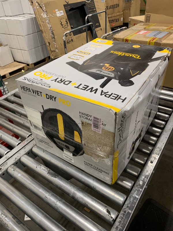 Photo 1 of Dustless Technologies HEPA Wet+Dry Pro Vacuum, 8 Gallon, Black (D1618)