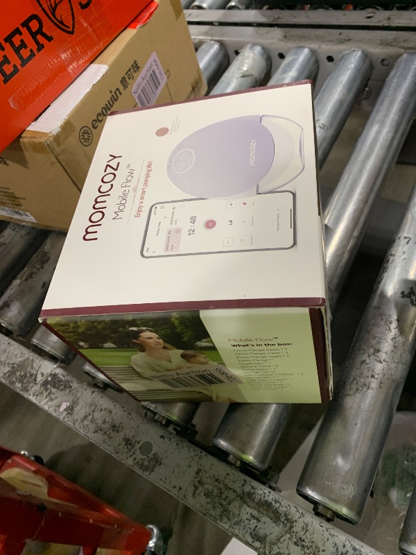 Photo 1 of Momcozy Breast Pump Hands Free Upgraded Mobile Flow | M9, App Discreet Control with Personalized Multi-Modes & 15 Levels, Wearable Breast Pump 24mm, 1 Pack Cozy Red