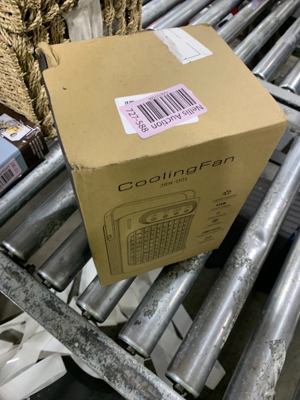 Photo 1 of Small Portable Air Conditioner, LEAEYFE 3 Higher Speeds With 800ml Extra Large Water Tank, 120° Oscillating Mini Cooler Works Within 9 Feet, 2/8 Hour Timer,For Desk, Home, bed and Living Room