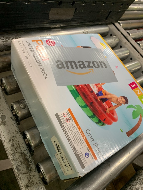 Photo 1 of Intex 66-Inch Round Inflatable Outdoor Kids Swimming and Wading Watermelon Pool for Ages 2 and Up