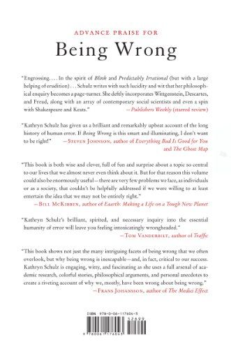 Photo 1 of Being Wrong : Adventures in the Margin of Error by Kathryn Schulz
