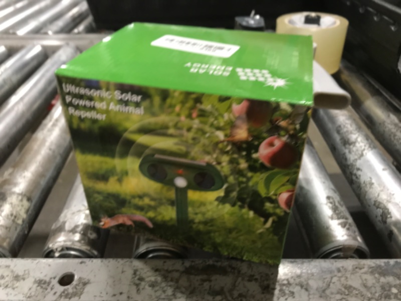 Photo 1 of 2025 Upgraded Solar Ultrasonic Animal Repeller Outdoor Cat Repellent Deer Repellent Devices, Animal Deterrent Device for Rabbit Raccoon Dog Squirrel Coyote Rodent Skunk for Yard Garden Farm (4)