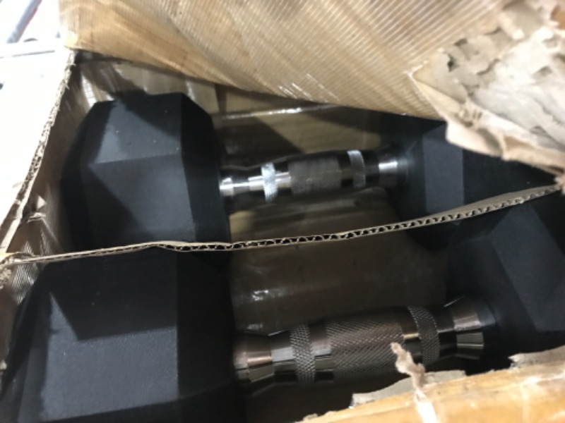 Photo 1 of CAP Barbell 50lb Coated Hex Dumbbells, 25x2, Part of 150lb Set
