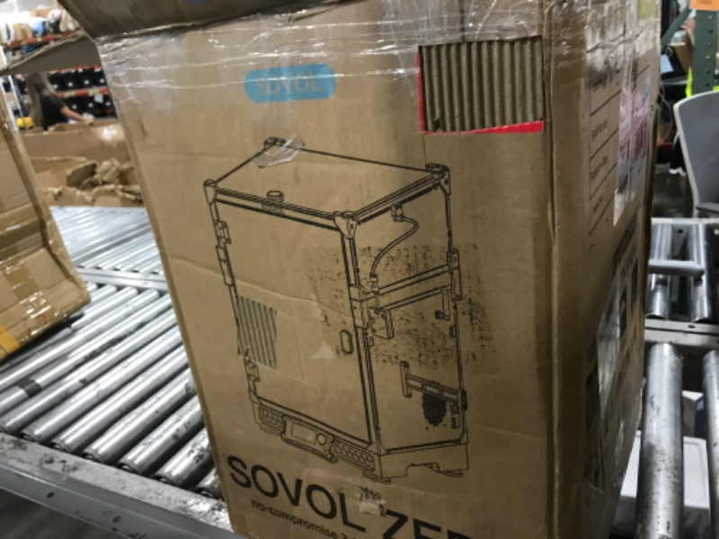 Photo 1 of Sovol Zero 3D Printer, 1200mm/s High Speed CoreXY 3D Printers with Eddy Scanning & Pressure Sensing, 350? Nozzle & 120? Heated Bed Heating, XYZ Full Linear Rails Open Source Build Volume 6X6X6in