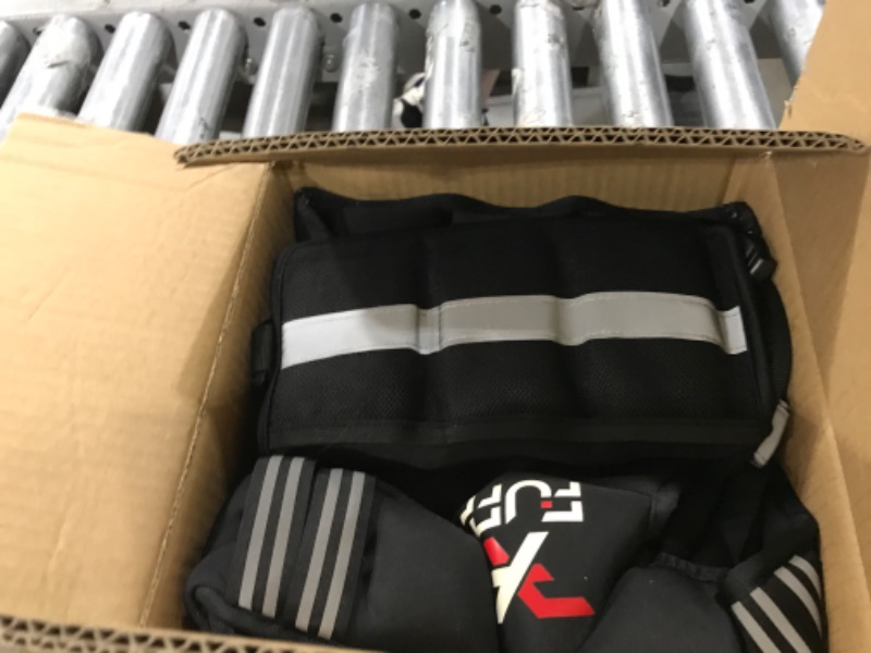Photo 1 of FUFF Adjustable Weighted Vest for Adult, 11-20lb Vest with 6 Ironsand Weights for Strength Training, Large Weight Vest with Reflective Strip for Men & Women