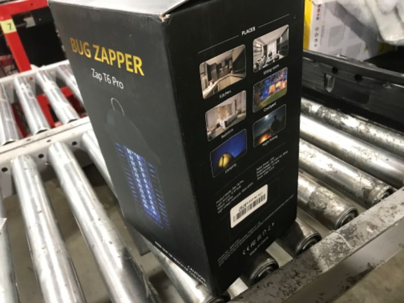 Photo 1 of GOOTOP Bug Zapper Outdoor, Mosquito Zapper, Electric Fly Zapper, Mosquito Killer, Fly Traps, 3 Prong Plug, Flying Insects Zapper Indoor Outdoor 90-130V, 4200V, ABS Plastic Outer (Black)