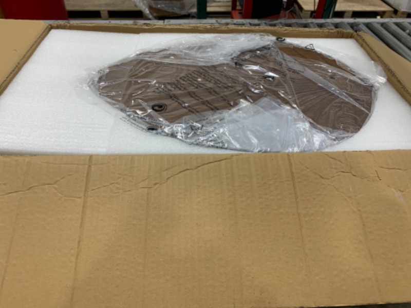 Photo 1 of Wiviniya 52 Inch Tropical Ceiling Fan with Light and Remote, Outdoor Waterproof Palm Leaf Ceiling Fan for Patios Porches Gazebos, Wet Rated, Glass Lampshade, 6 Speeds, Quiet, Brown, Bulb Included