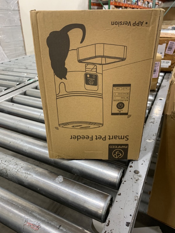 Photo 1 of PAPIFEED Smart Automatic Cat Feeders: WiFi Pet Feeder with APP Control for Remote Feeding, Detachable for Easy Clean, Automatic Cat Food Dispenser with Alexa,1-30 Meals Per Day for Dog (6L/25Cup)