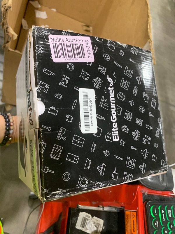 Photo 1 of Elite Gourmet ERC003B Electric Rice Cooker with Automatic Keep Warm Makes Soups, Stews, Grains, Hot Cereals, 6 Cups Cooked (3 Cups Uncooked), Black