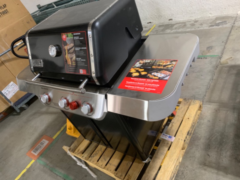 Photo 1 of Weber Genesis E-325 Liquid Propane Gas Grill for Outdoor Cooking, 3 Burners, Black