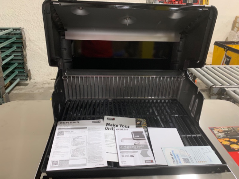 Photo 1 of Weber Genesis E-325 Liquid Propane Gas Grill for Outdoor Cooking, 3 Burners, Black