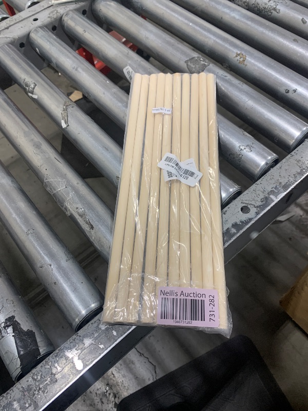 Photo 1 of 1/2 x 15 Wooden Dowels Wooden Sticks for Crafts, 10 PCS Macrame Wood Dowel Rods, Unfinished Hard Wood Sticks for Crafting, Arts and DIYers, Tiered Cake Support and Wedding Ribbon Wands