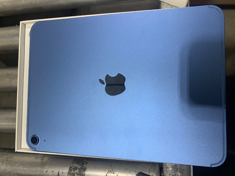 Photo 1 of Apple iPad 11-inch: A16 chip, 11-inch Model, Liquid Retina Display, 128GB, Wi-Fi 6 + 5G Cellular, 12MP Front/12MP Back Camera, Touch ID, All-Day Battery Life — Blue