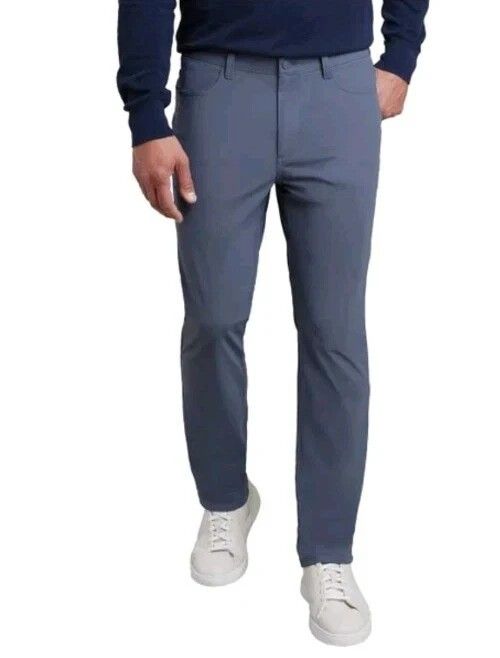 Photo 1 of Haggar Mens 34x30 Comfort Performance Dress Pants Straight Fit 4-Way Stretch