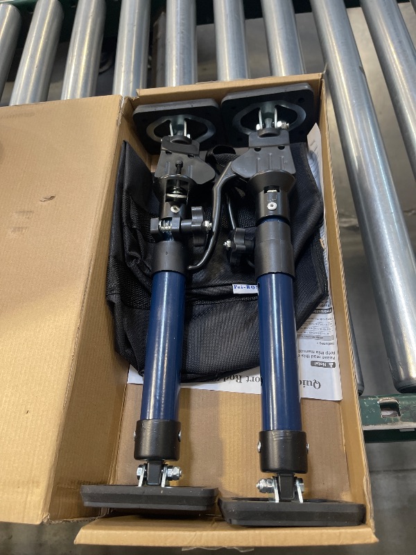 Photo 1 of FEIRONG Cabinet Support Rods 15-23 Inch, 154LB Load Capacity Telescoping Support Rods with Non-Slip Pads, Third Hand Tool Set for Cabinet Installation 2PCS