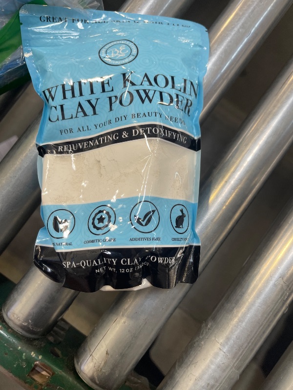 Photo 1 of Bare Essentials Living - White Kaolin Clay Powder (12oz) 100% Natural White Powdered Clay for Seed Bombs, White Clay Mask, DIY Spa, Soap, Bath Bomb, Deodorant, Can be Used as Kaolin Clay for Gardening