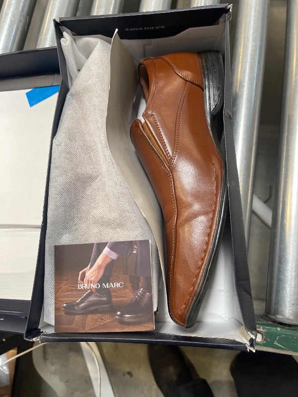 Photo 1 of Bruno Marc Men's Giorgio-1 Brown Leather Lined Dress Loafers Shoes - 11 M US