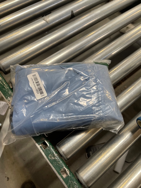 Photo 1 of Linpr Transparent PVC Suitcase Cover, No Disassembly Required Clear Luggage Cover, Waterproof Travel Wrap Luggage Protectors (Blue, 28)