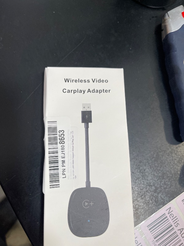 Photo 1 of THT02 Wireless CarPlay Adapter, Supports Netflix, YouTube, Convert OEM Wired to Wireless CarPlay, Plug & Play for 2016+ Cars Need Support Wired CarPlay with iOS 10+