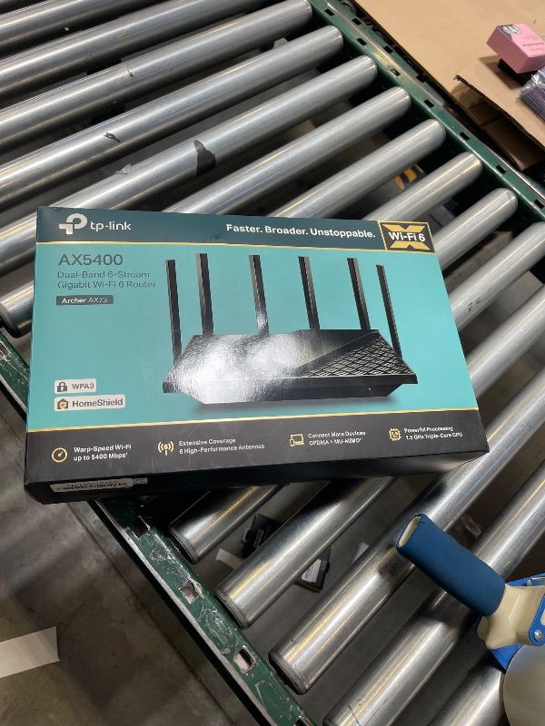 Photo 1 of TP-Link AX5400 WiFi 6 Router (Archer AX73)- Dual Band Gigabit Wireless Internet Router, High-Speed ax Router for Streaming, Long Range Coverage