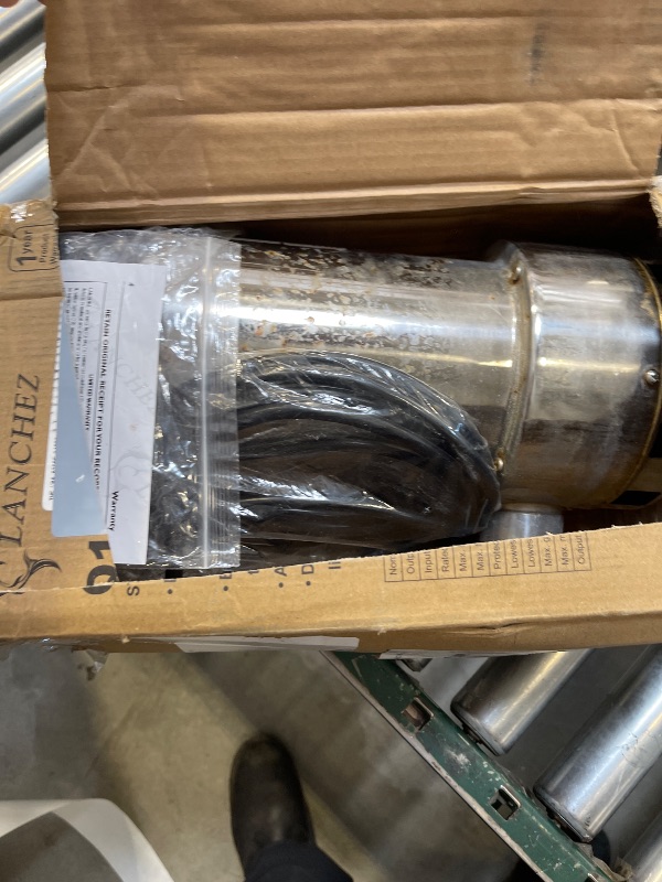 Photo 1 of LANCHEZ 1.6 HP Stainless Steel Submersible Water Pump 5500GPH High Flow with Float Switch Long Cord, Sump Pump for Quick Water Removal from Swimming Pool Flooded Basement Pit Sewage Sink Pool Tub