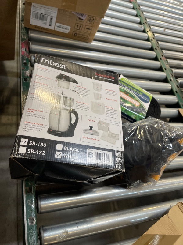 Photo 1 of Tribest Soyabella SB-130 Deluxe Automatic Nut Milk Maker & Soy Milk Maker Machine, White/Stainless Steel