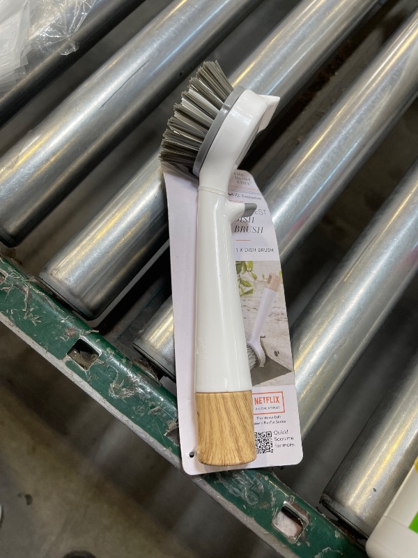 Photo 1 of The Home Edit Dish Brush with Nylon Bristles
