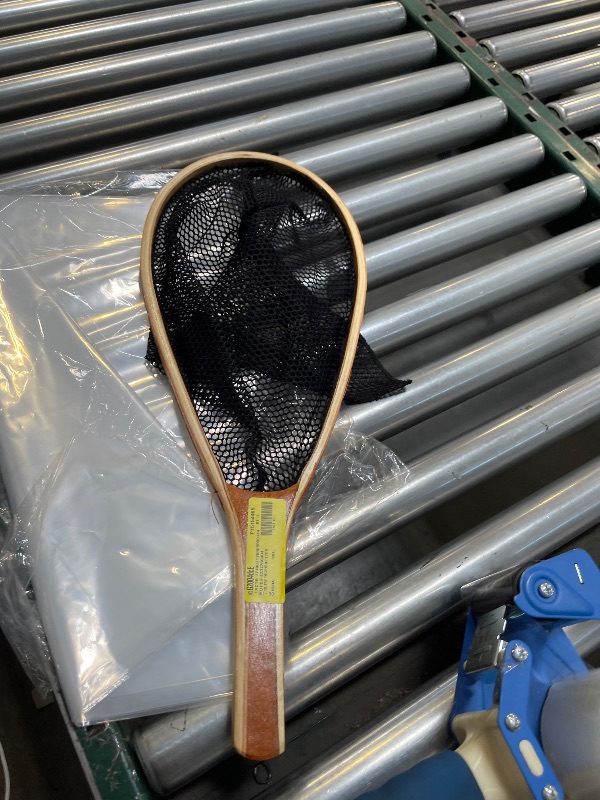 Photo 1 of BCOATH Fishing Net Telescopic Super Light Bamboo Handle Net Portable for Catch Release