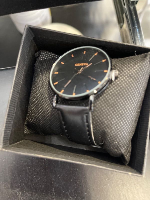 Photo 1 of BESTKANG Men's Fashion Minimalist Wrist Watch Waterproof Watches Simple Ultra Thin Watches Analog Quartz Date with Stainless Steel Mesh Band
