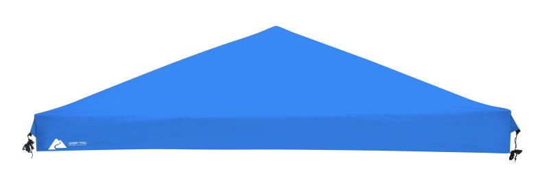 Photo 1 of Ozark Trail 10 X 10 Instant Slant Leg Pop-up Canopy Replacement Top Outdoor Shading Cover for Camping Blue