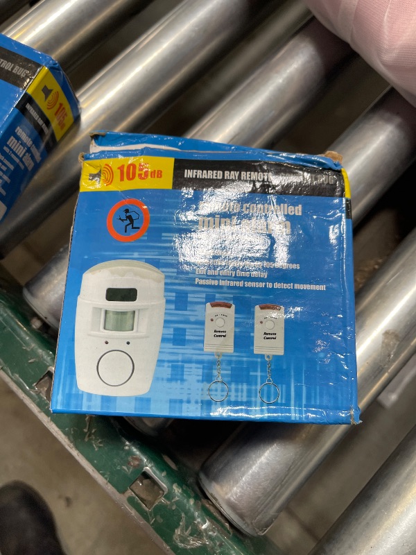 Photo 1 of Mengshen Infrared Motion Sensor Alarm - Burglar Alarm with 2 Remote Controls, Suitable for Home/Garages/Shops, H88