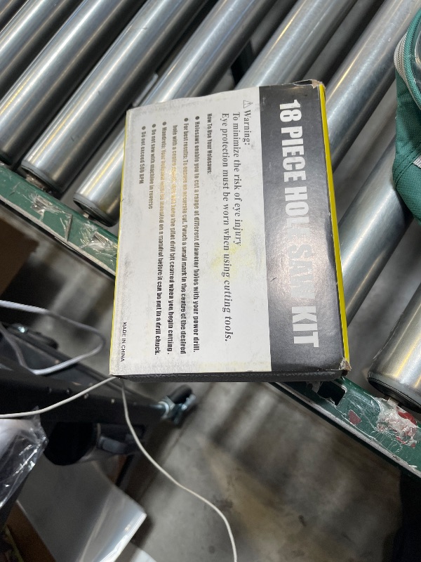 Photo 1 of 12-Piece Hole Saw Kit, Includes 8 Sizes (3/4" to 2-1/2"), Arbors, Drill Bits, and Hex Key, Ideal for Softwood, Plywood, and PVC (Black)