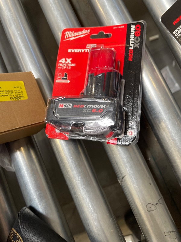 Photo 1 of Milwaukee 48-11-2460 M12 REDLITHIUM XC6.0 Extended Capacity Battery Pack
