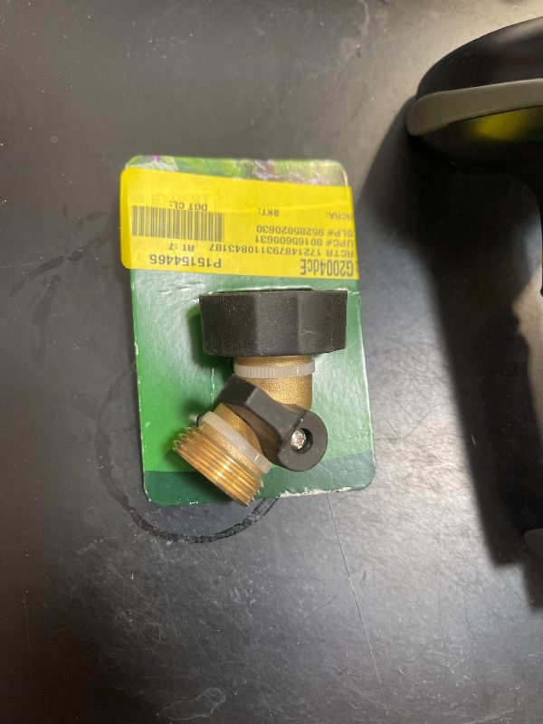 Photo 1 of Expert Gardener Heavy-Duty Brass Angle Garden Hose Connector 2.22in. Height
