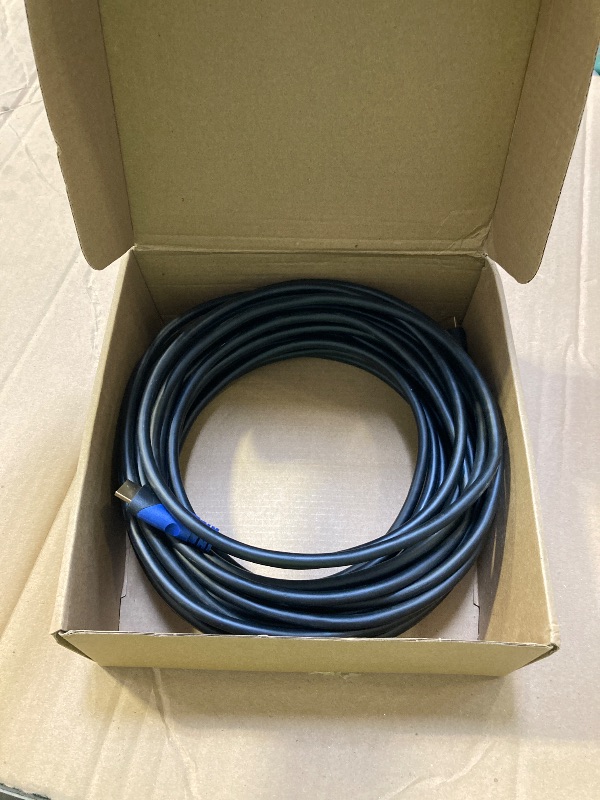 Photo 1 of Rommisie 4K HDMI 100 FT Cable (HDMI 2.0,18Gbps) Ultra High Speed Gold Plated Connectors,Ethernet HDMI Cord, 4K@60HZ 2K 1080P 3D ARC Compatible with UHD TV Monitor Laptop Xbox PS4/PS5 ect(30m)